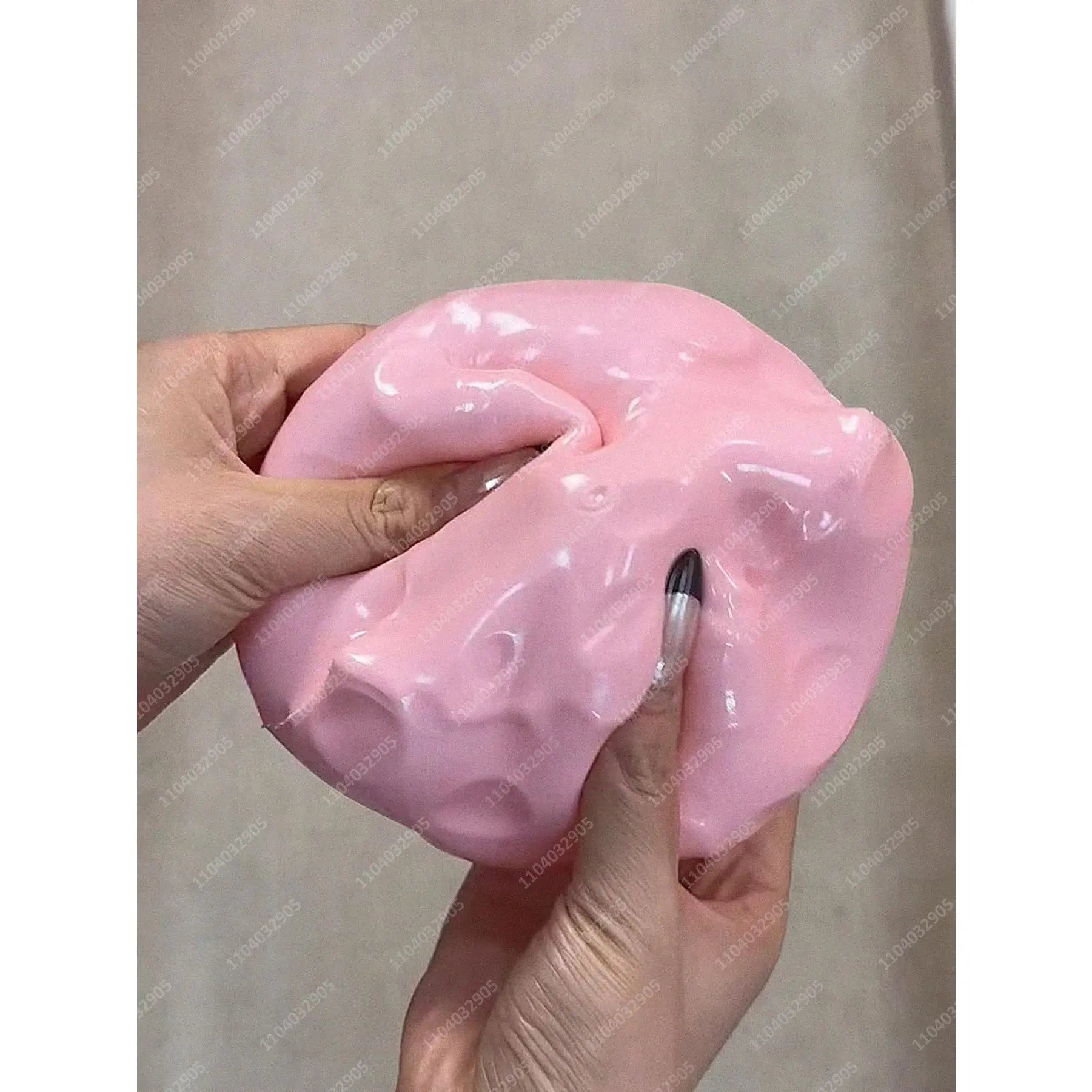 Jumbo Cheese Cube Stress Ball — closer look