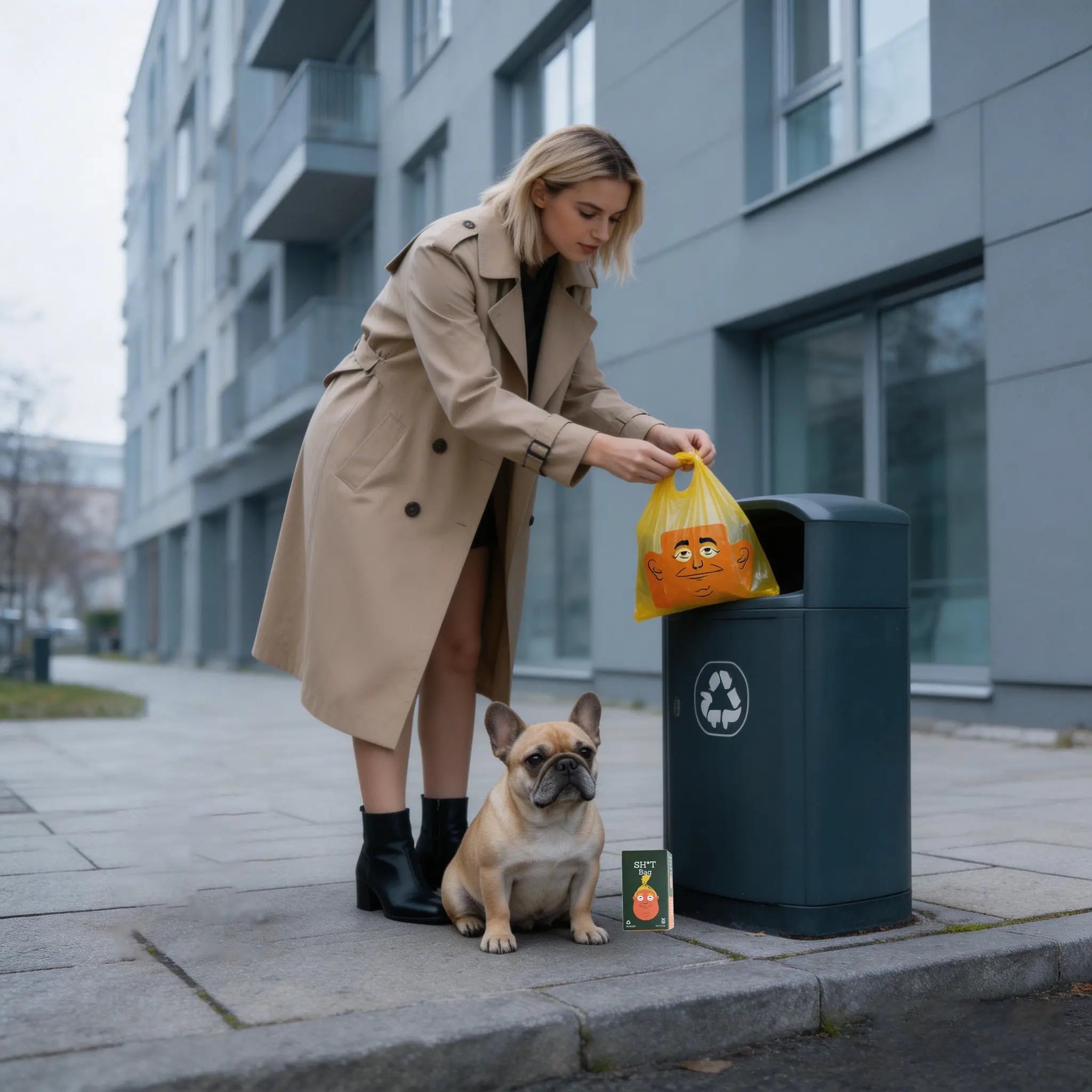 Funny Dog Poop Bags — additional angle