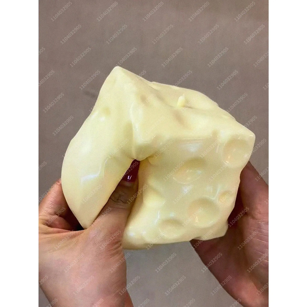 Jumbo Cheese Cube Stress Ball — another view 7