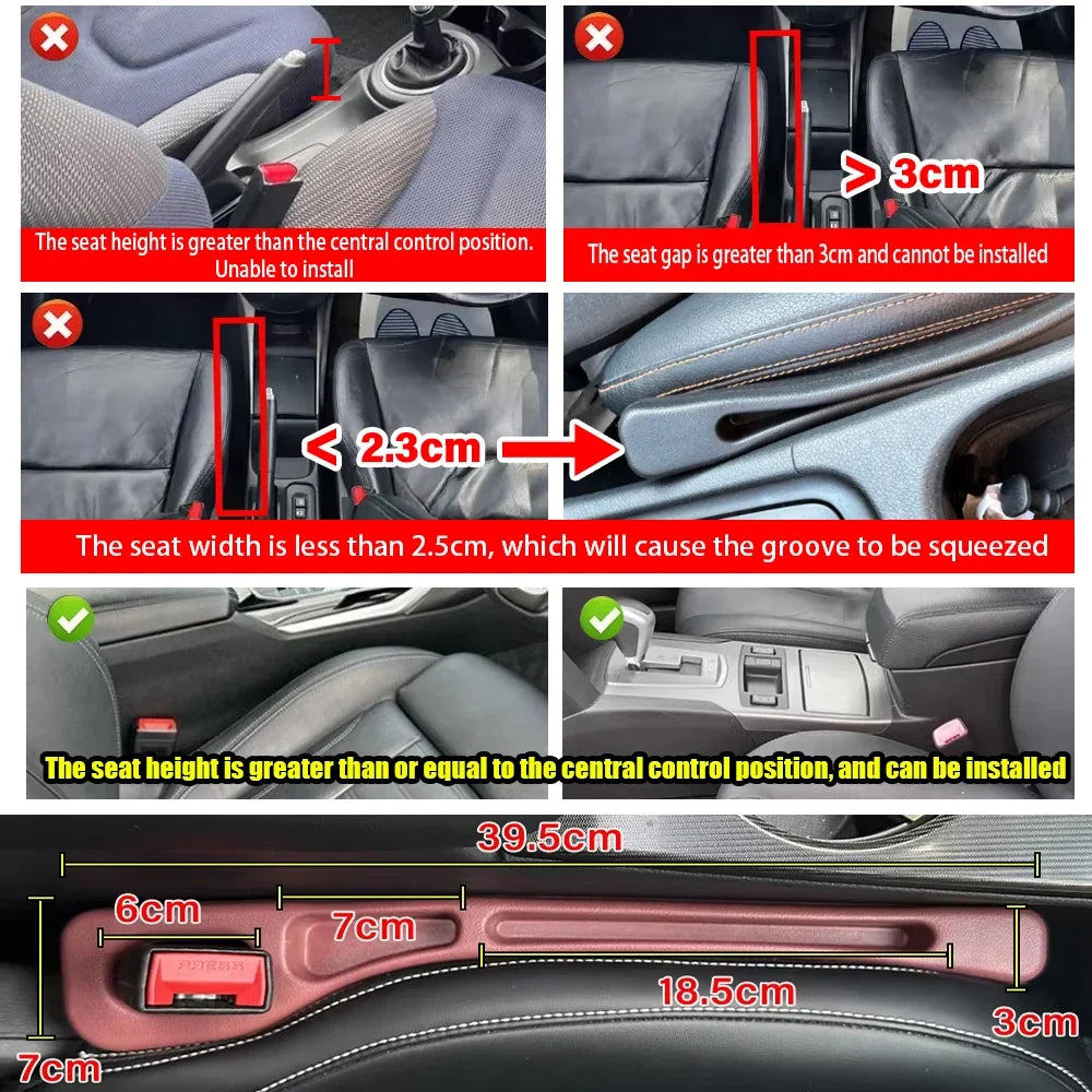 Car Seat Gap Filler 2-Pack