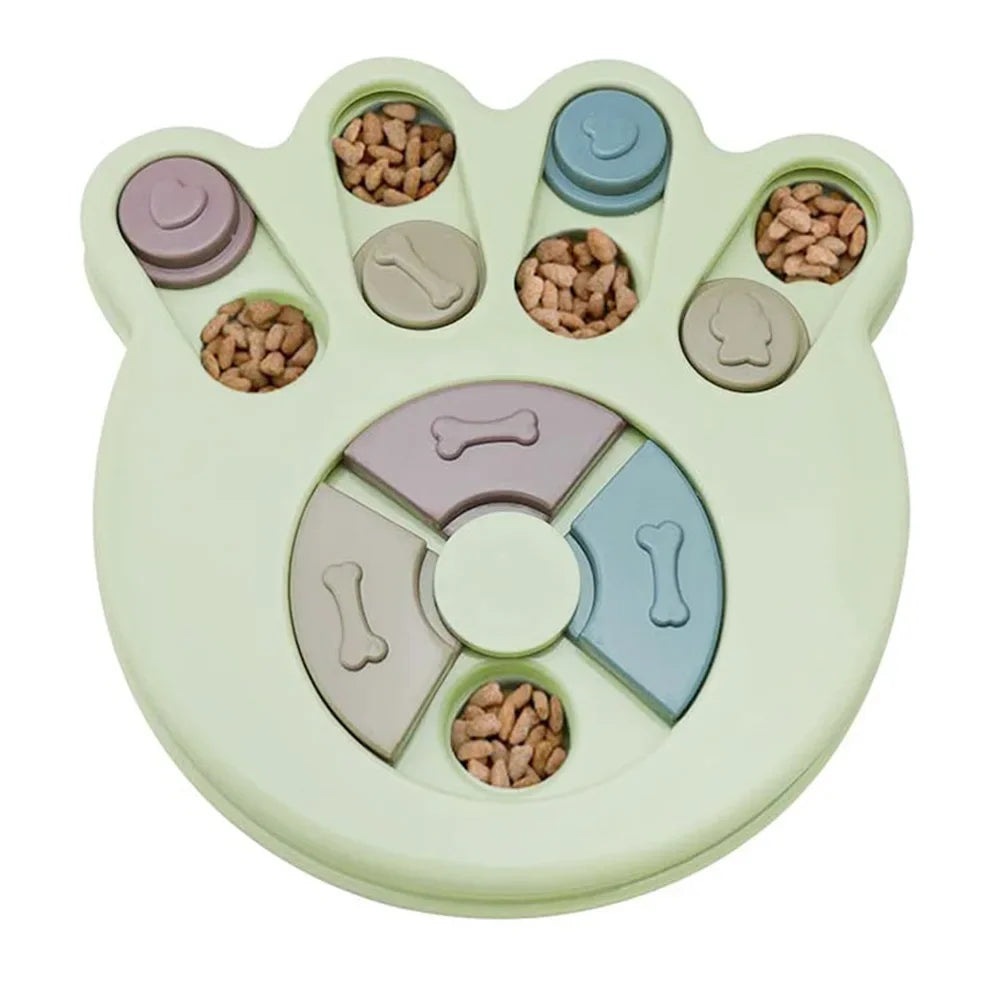 Anti-Gulping Dog Puzzle Feeder