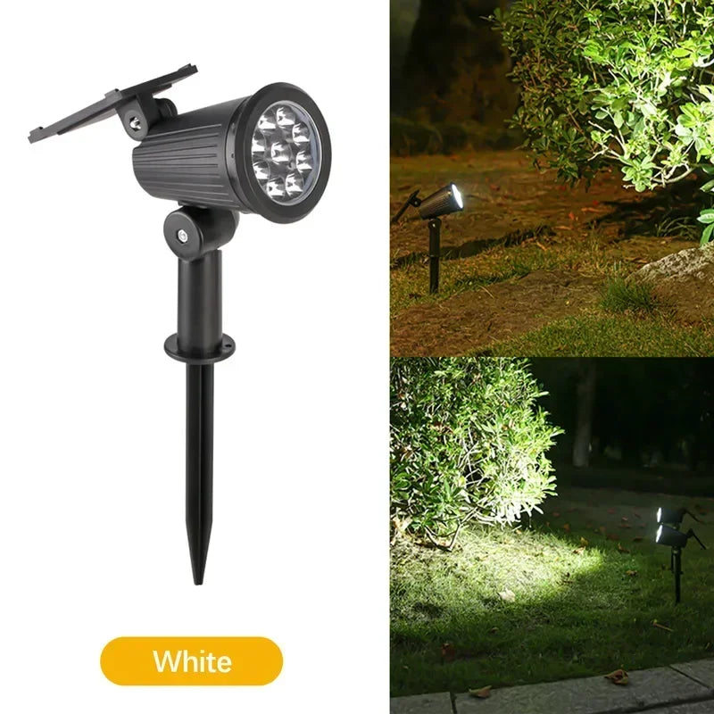 Adjustable Outdoor Solar Spotlight