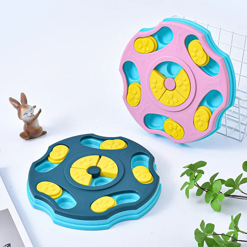 Dog IQ Puzzle Slow Feeder Bowl