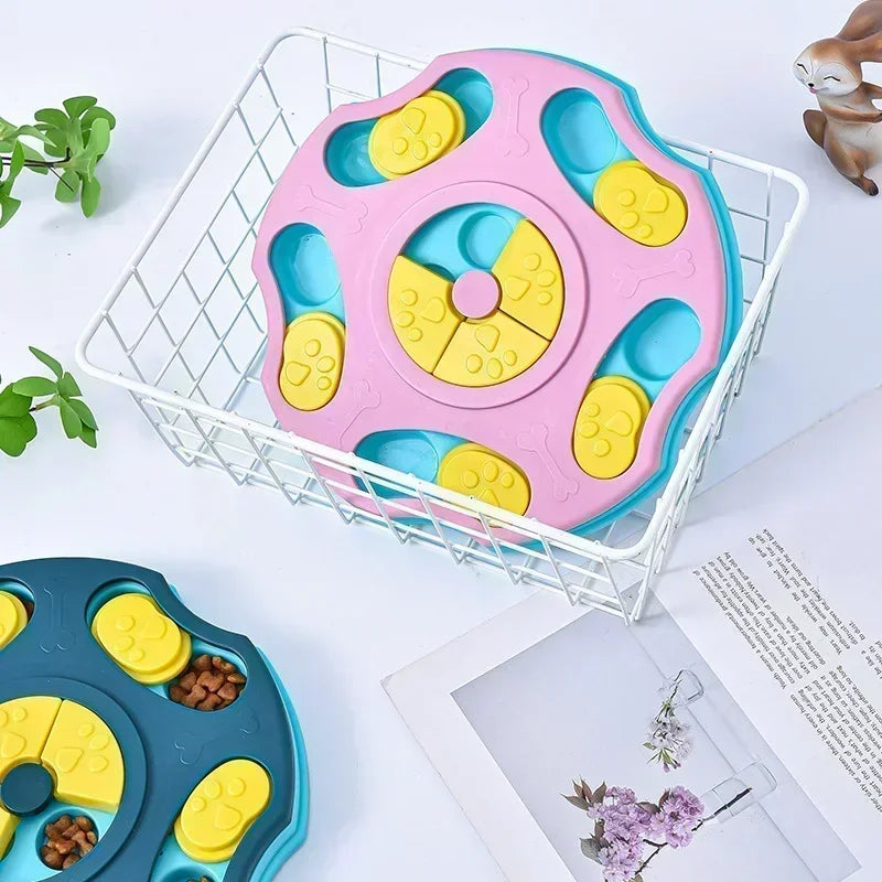 Dog IQ Puzzle Slow Feeder Bowl