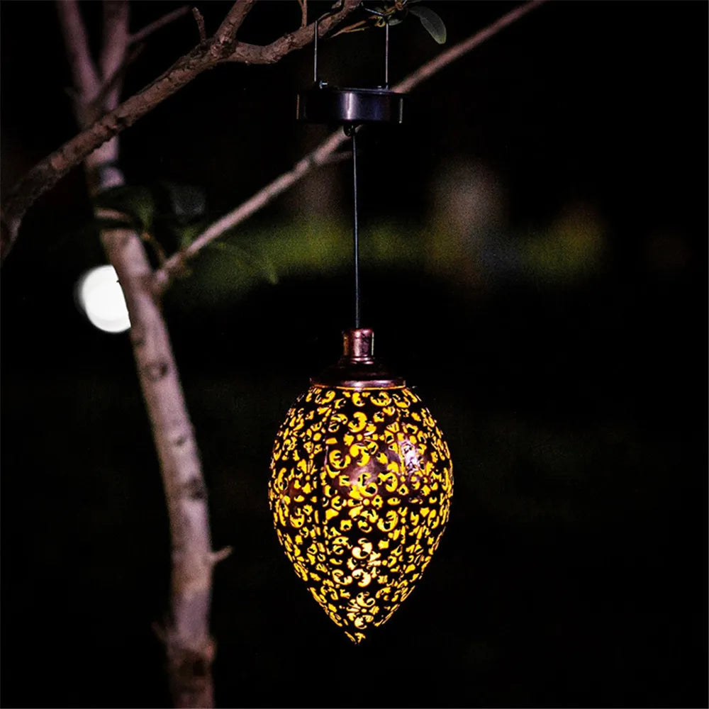Solar Garden Projection Lantern