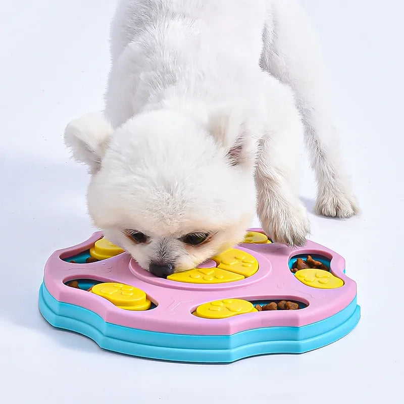 Dog IQ Puzzle Slow Feeder Bowl