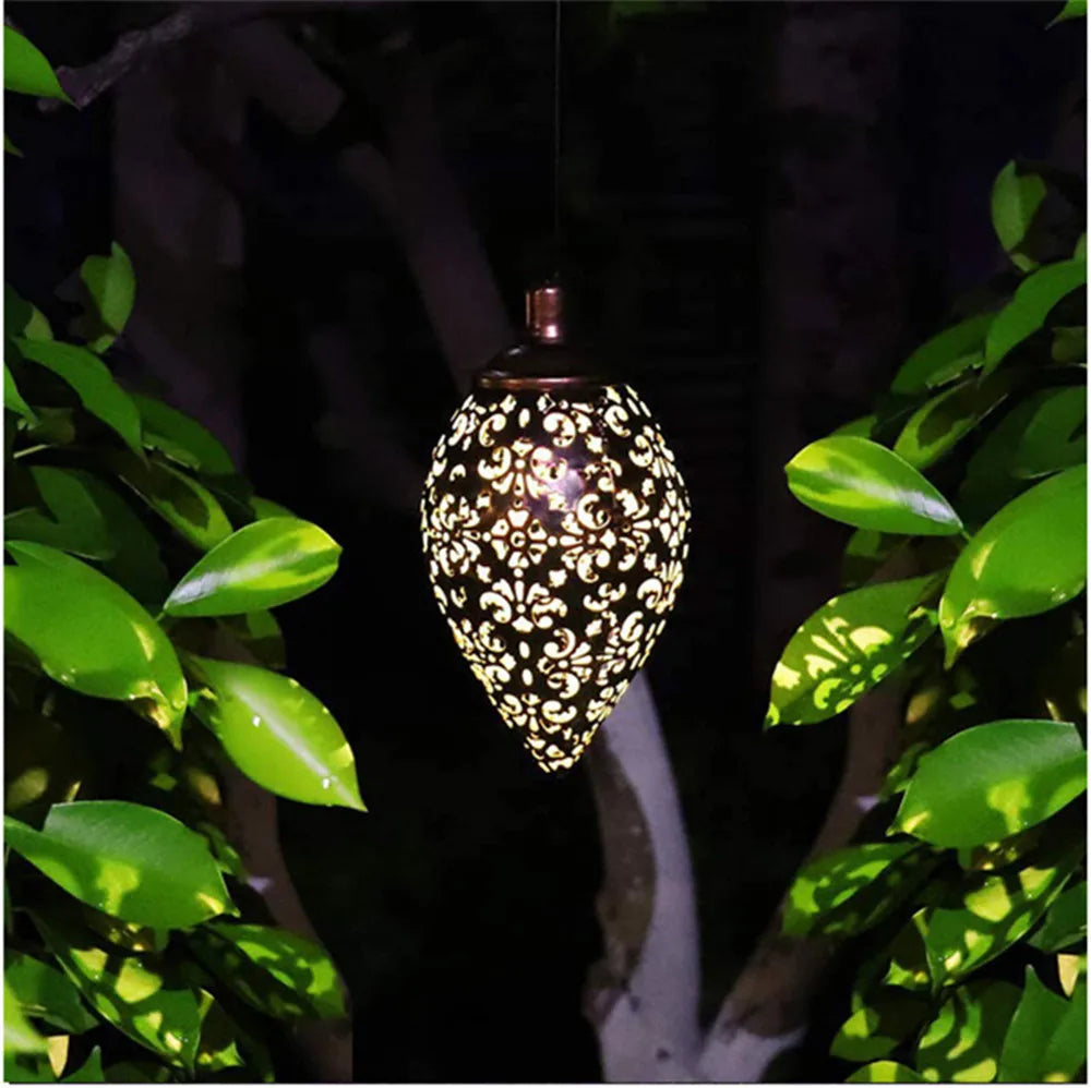 Solar Garden Projection Lantern