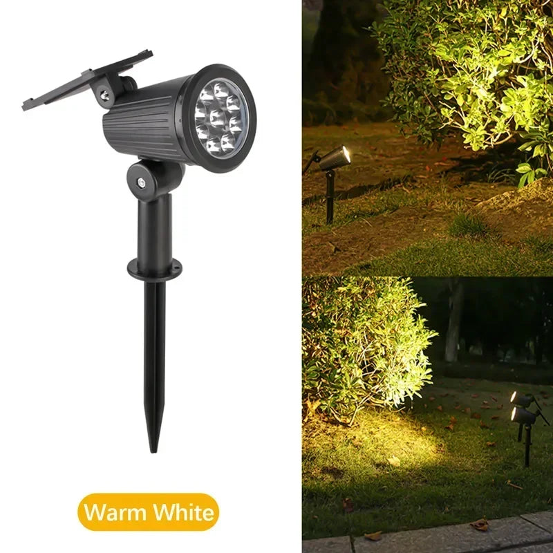 Adjustable Outdoor Solar Spotlight
