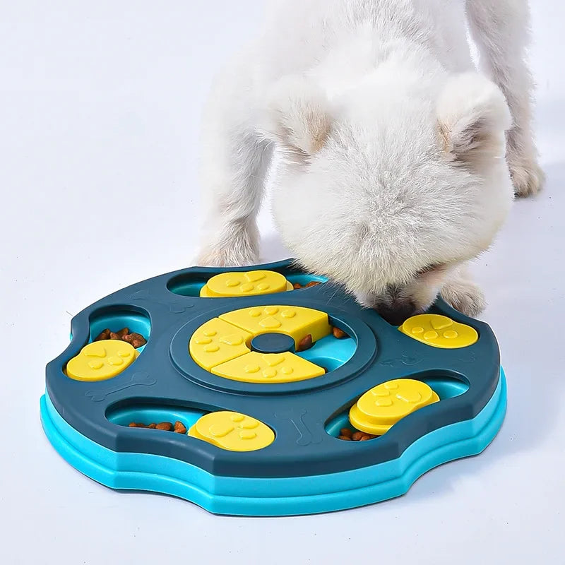 Dog IQ Puzzle Slow Feeder Bowl