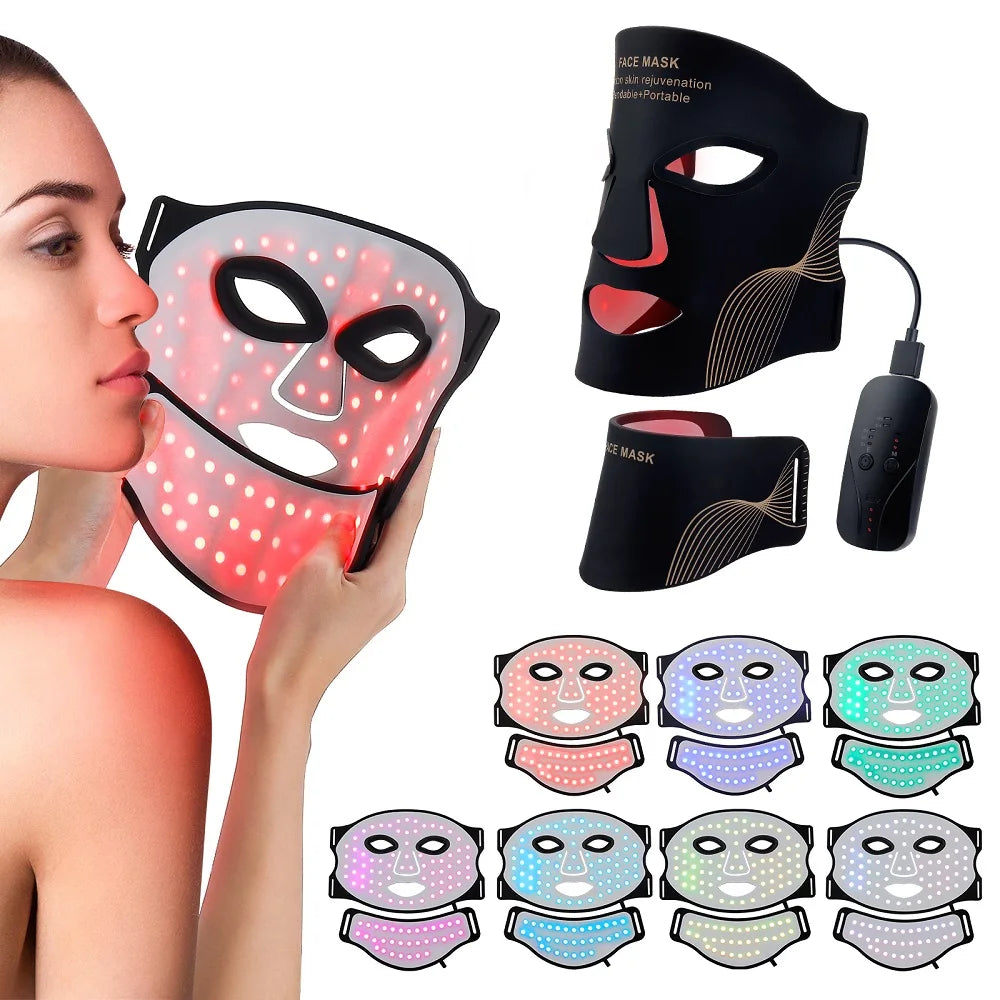 Silicone LED Face & Neck Mask — another view