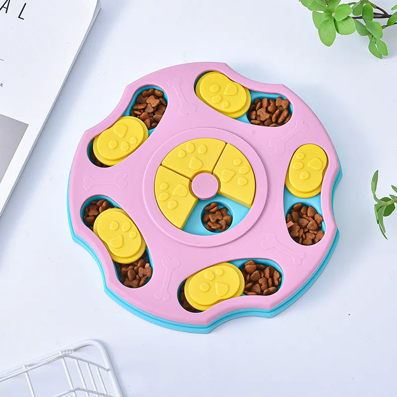 Anti-Gulping Dog Puzzle Feeder