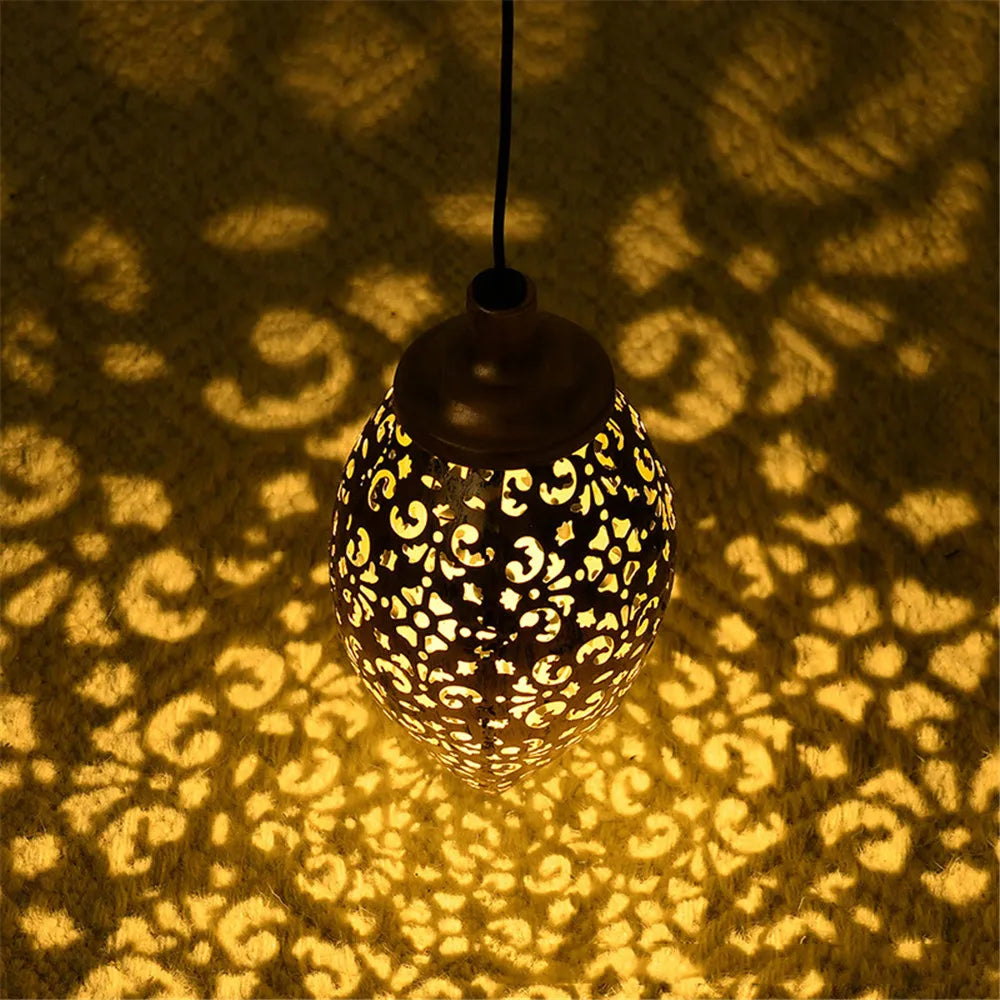 Solar Garden Projection Lantern