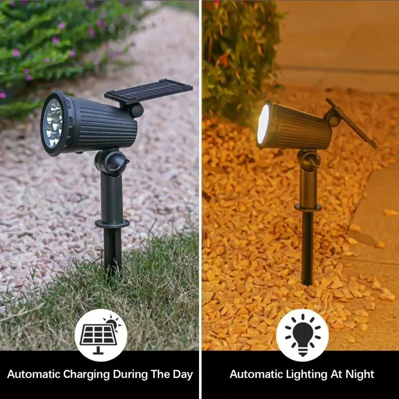 Adjustable Outdoor Solar Spotlight