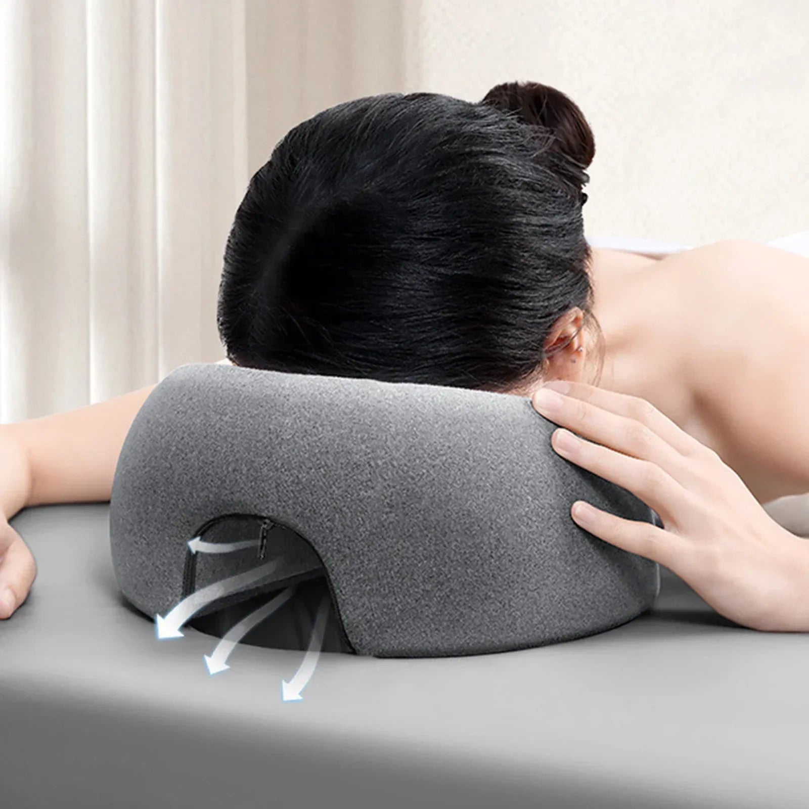Memory Foam Face Down Pillow — another view