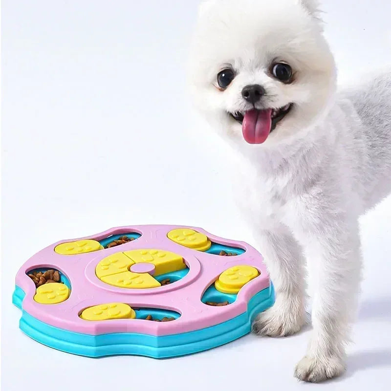 Dog IQ Puzzle Slow Feeder Bowl