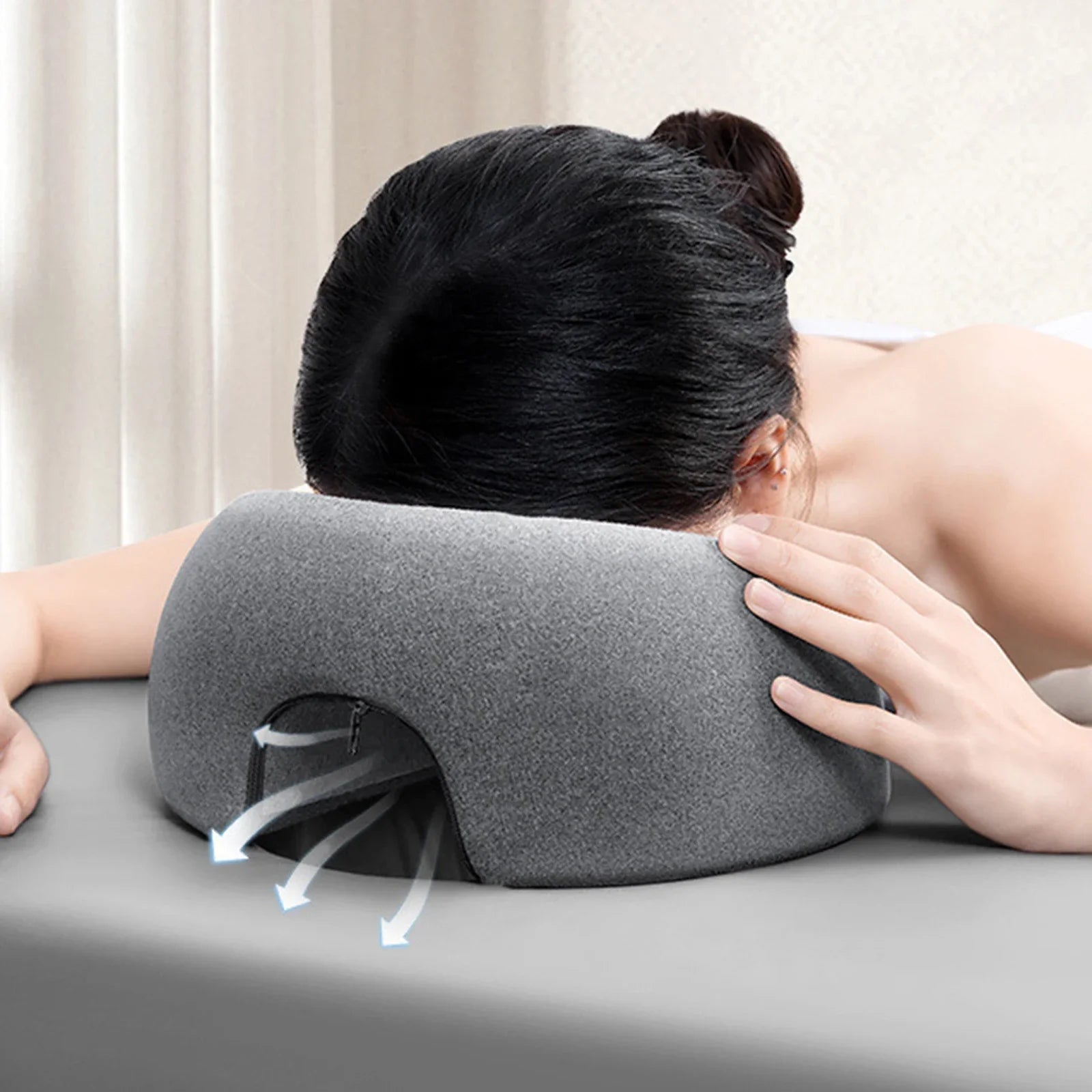 Memory Foam Face Down Pillow — additional angle