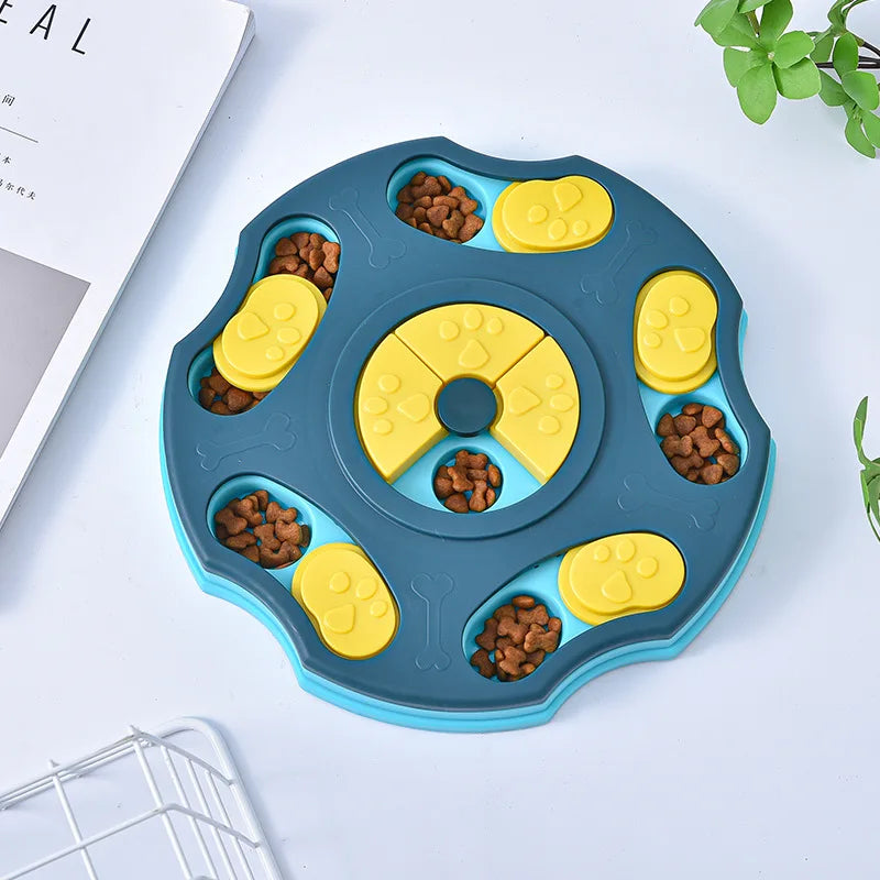 Anti-Gulping Dog Puzzle Feeder