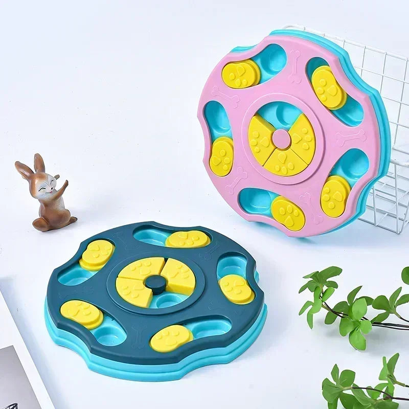 Dog IQ Puzzle Slow Feeder Bowl