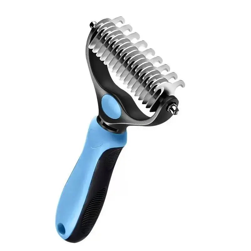 Pet Dematting Undercoat Rake — closer look