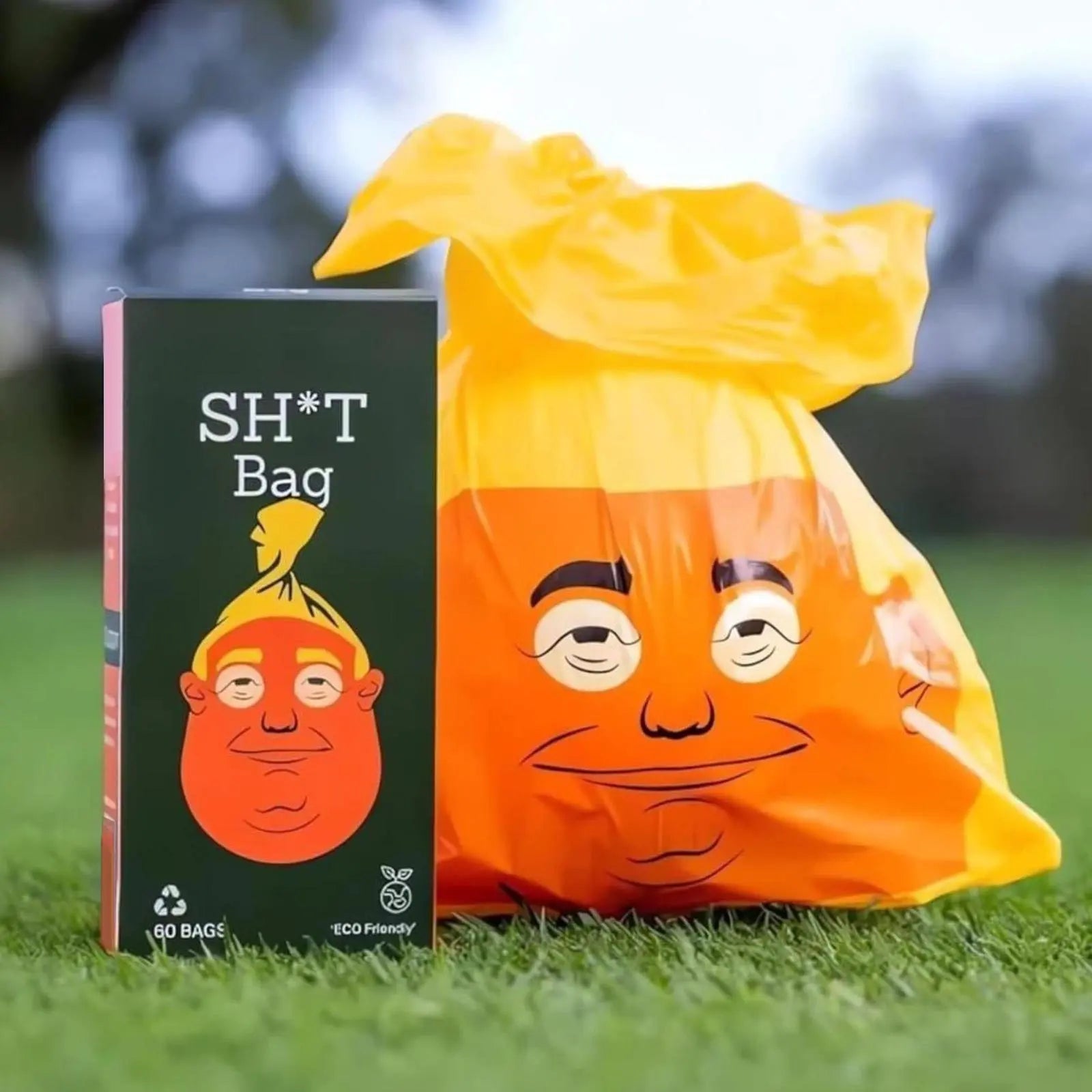 Funny Dog Poop Bags — another view